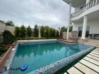 فروش ویلا نماکلاسیک جنگلی دارای استخر 4 فصل در نوشهر